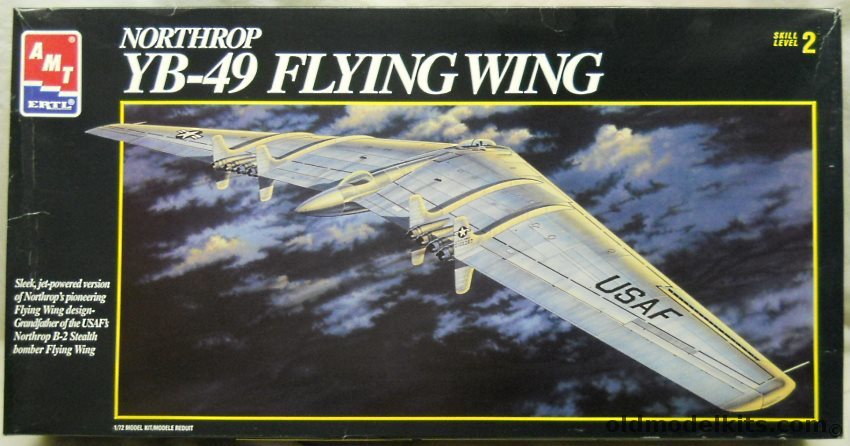 AMT 1/72 Northrop YB-49 Flying Wing, 8619 plastic model kit
